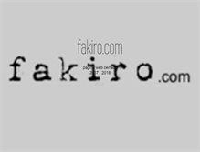 Tablet Screenshot of fakiro.com